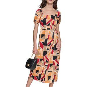 NWT Karl Lagerfeld Formal Midi Sheath Dress